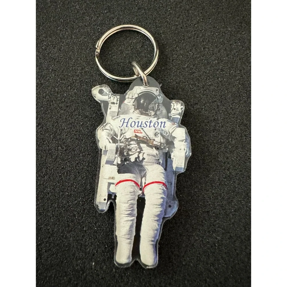 Houston Space‎ Man Keychain Key Ring